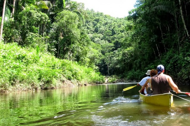 Canoeing at Better in Belize Ecovillage
