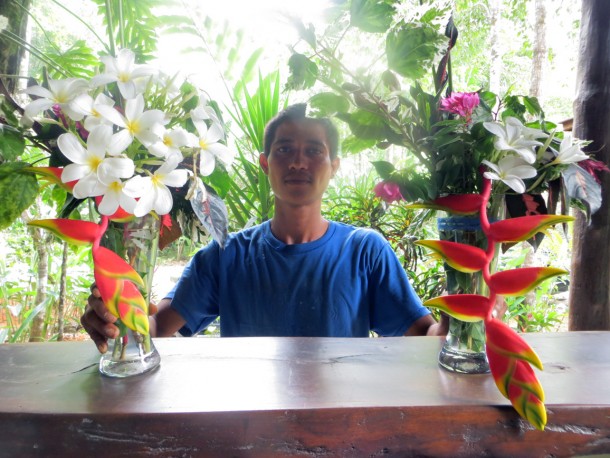 Beautiful Flowers at Better in Belize Ecovillage