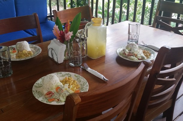 Lunch Time at Better in Belize Ecovillage