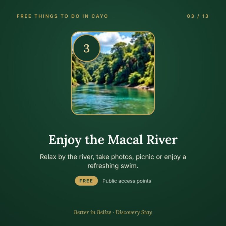 Enjoy the Macal River