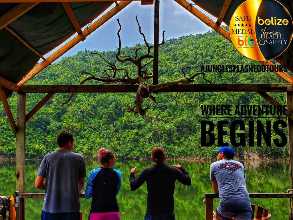Jungle Splash Eco Tours guests on the river boat – Where Adventure Begins
